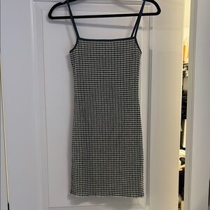 Wilfred smocked gingham mini dress